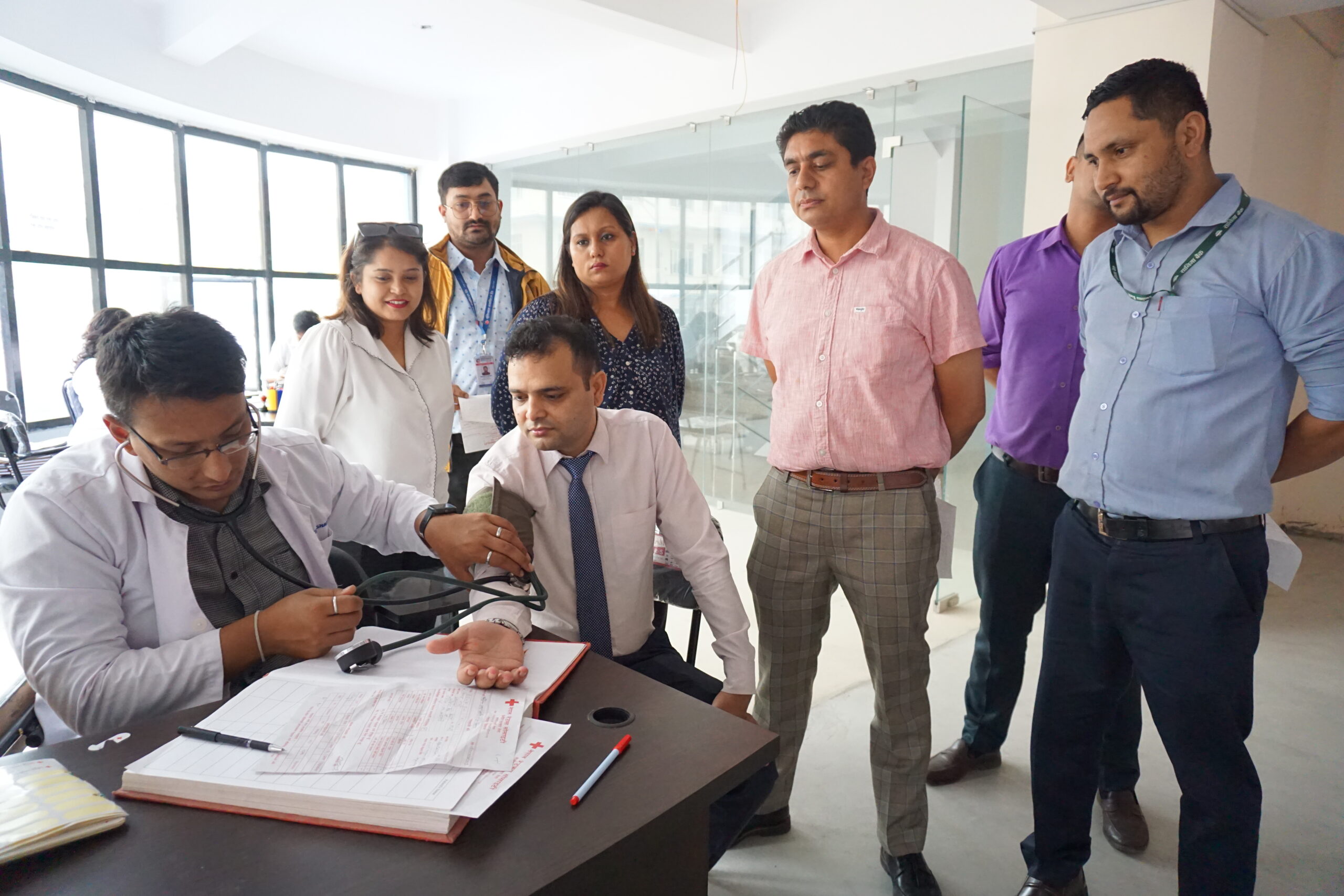 निक्षेप तथा कर्जा सुरक्षण कोषको आयोजनामा रक्तदान
