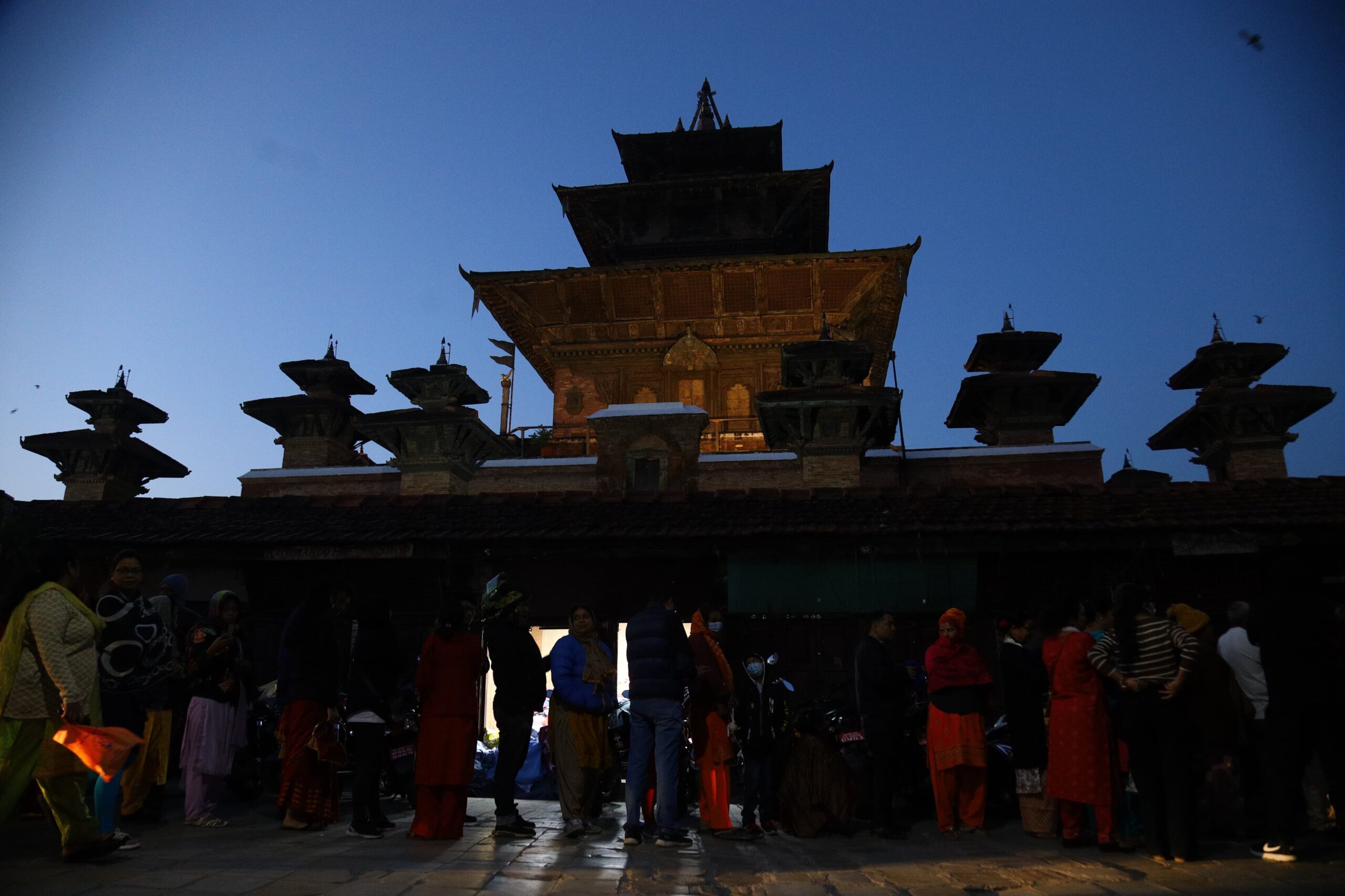 वर्षको एकदिन आज तलेजु मन्दिर सर्वसाधारणका लागि खुला