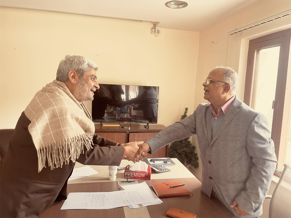 हृदयेश त्रिपाठी र वृषेशचन्द्र लालबीच सहकार्य गर्ने पाँच बुँदे सहमति
