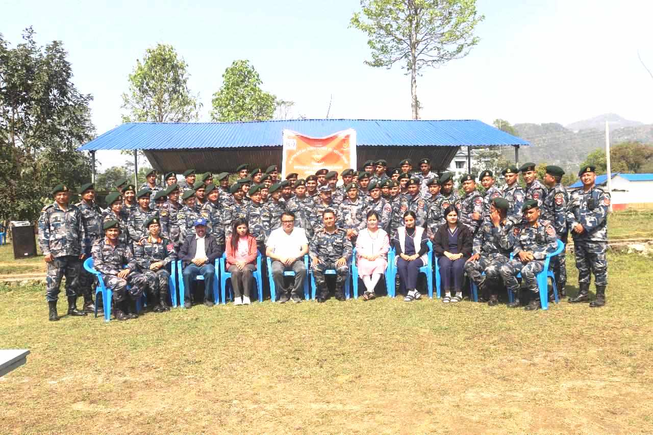 सशस्त्र प्रहरी बल नेपाल नं.२४ कालिका गणद्वारा रक्तदान