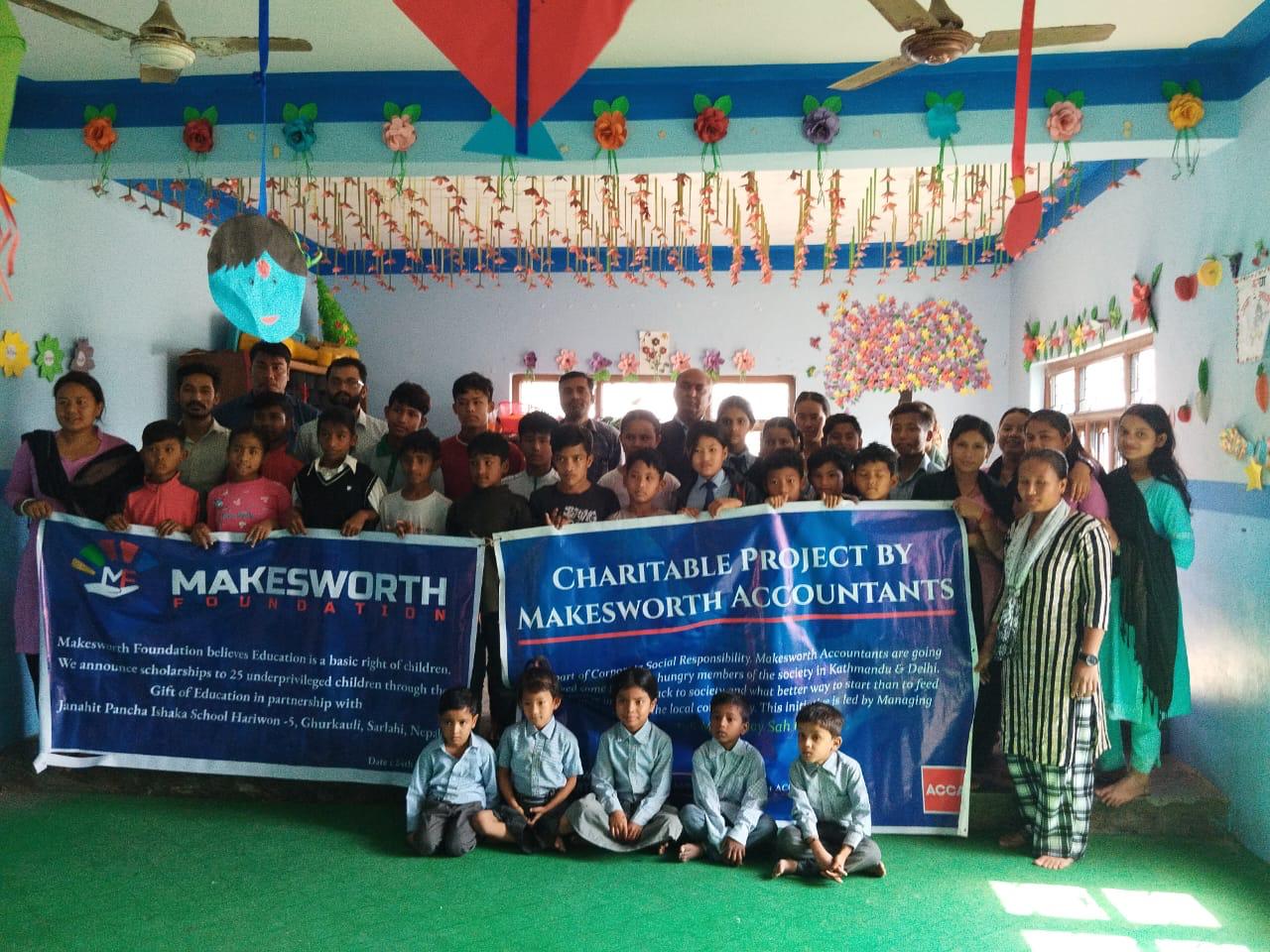 मेक्सवर्थ फाउन्डेशनद्वारा सर्लाहीका विद्यार्थीलाई छात्रवृत्ति प्रदान, युक्रेनमा पनि सहयोग