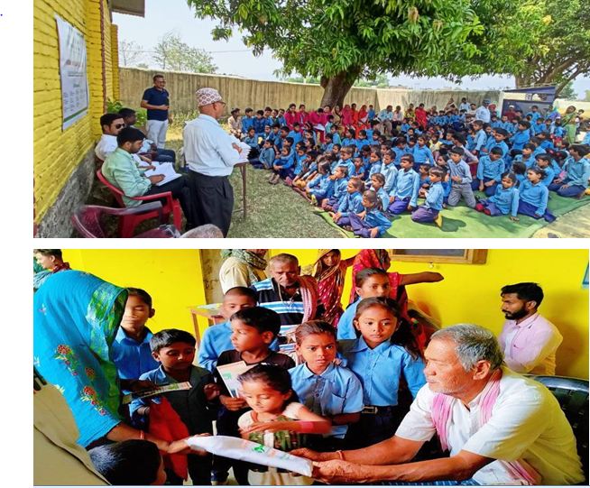 समृद्धि फाइनान्सद्धारा विपन्न वर्गका विद्यार्थिलाई स्टेशनरी वितरण