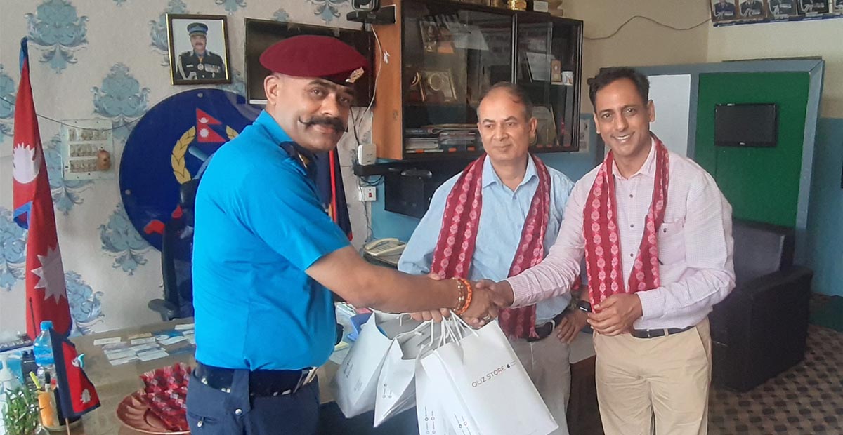 हिमालयन बैंकद्धारा पर्सा प्रहरीलाई सहयोग