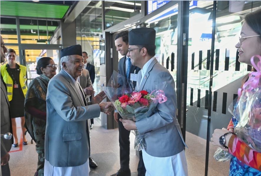 राष्ट्रपति पौडेल पुगे जेनेभा