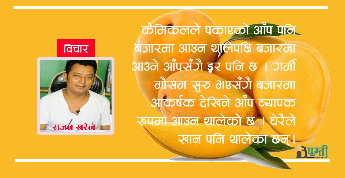 किन खान योग्य छैनन् बजारका आँप