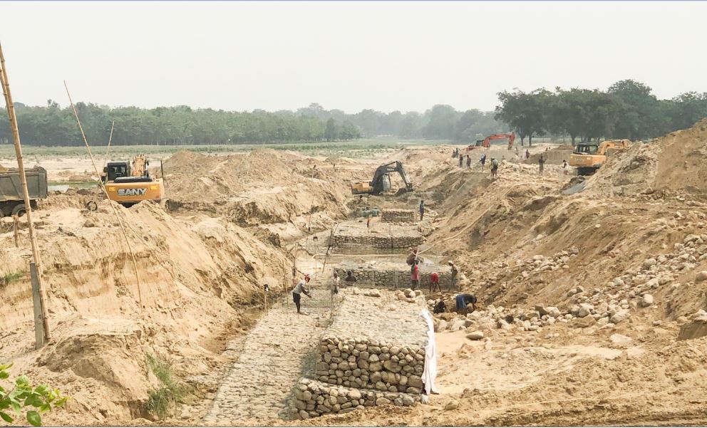 आयल निगमको नयाँ भण्डारणगृह निर्माण हुँदै