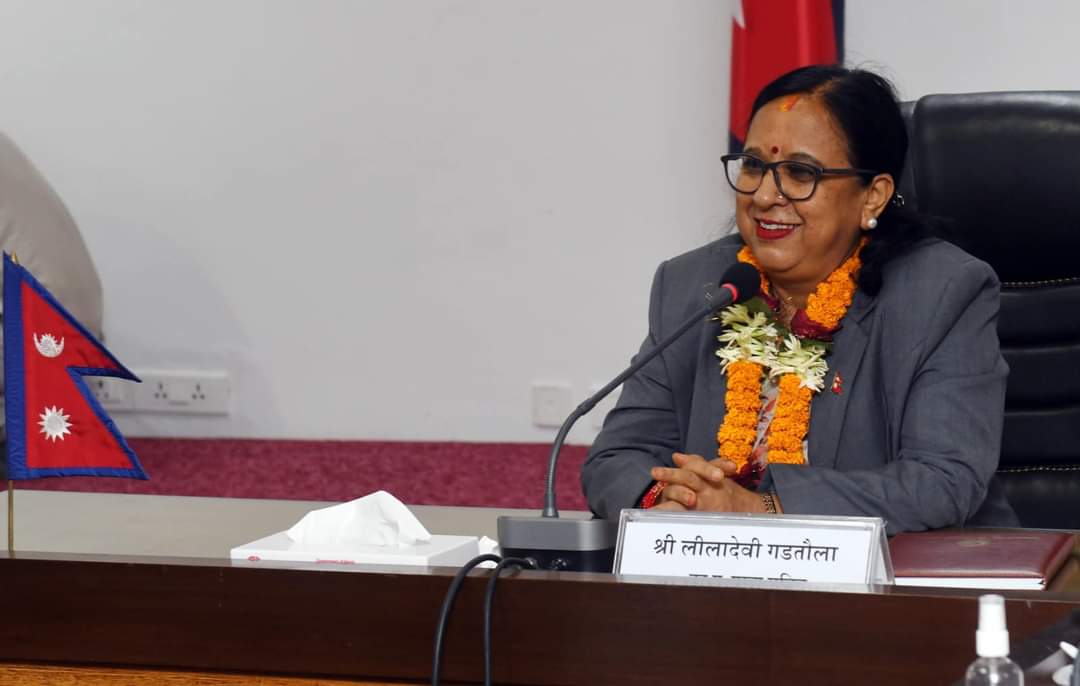 लीलादेवी गडतौलालाई मुख्यसचिव बनाउने मन्त्रिपरिषद्को निर्णय