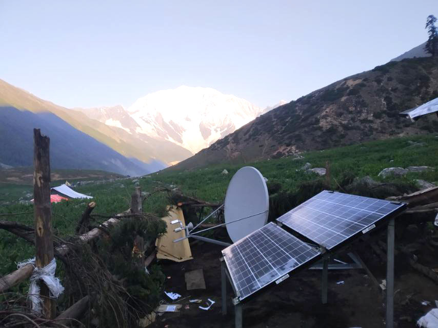 नेपाल टेलिकमको सैपाल हिमालको काखमा भीस्याट प्रविधिबाट सेवा सञ्चालनमा