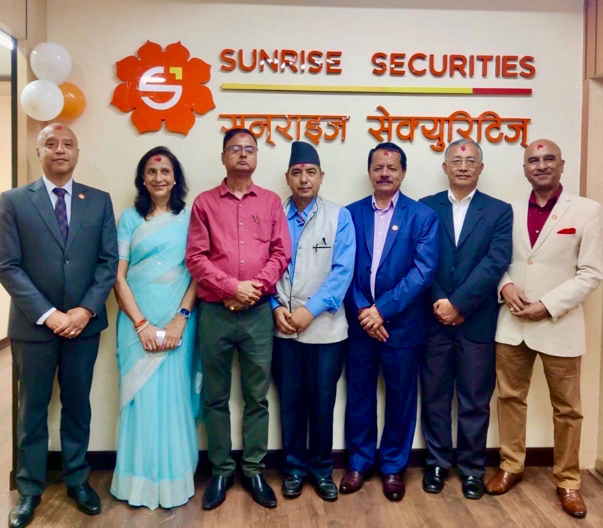 सन्राइज सेक्युरिटिजद्धारा औपचारिकरुपमा शेयर कारोबारको शुभारम्भ