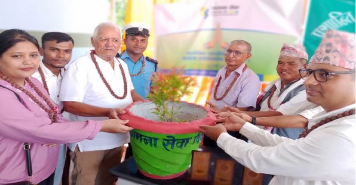 कामना सेवा विकास बैंकद्वारा गमला हस्तान्तरण