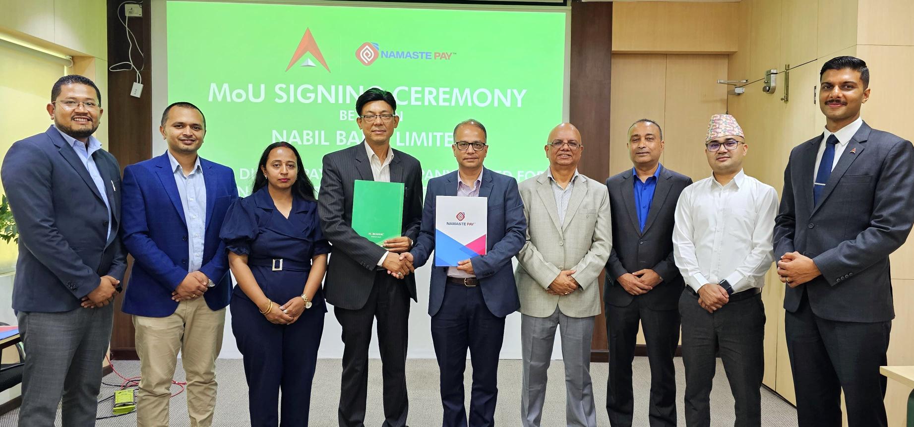 नबिल बैंकको मोबाइल बैंकिङ एप मार्फत सजिलै नमस्ते पे वालेटमा पैसा लोड गर्न सकिने