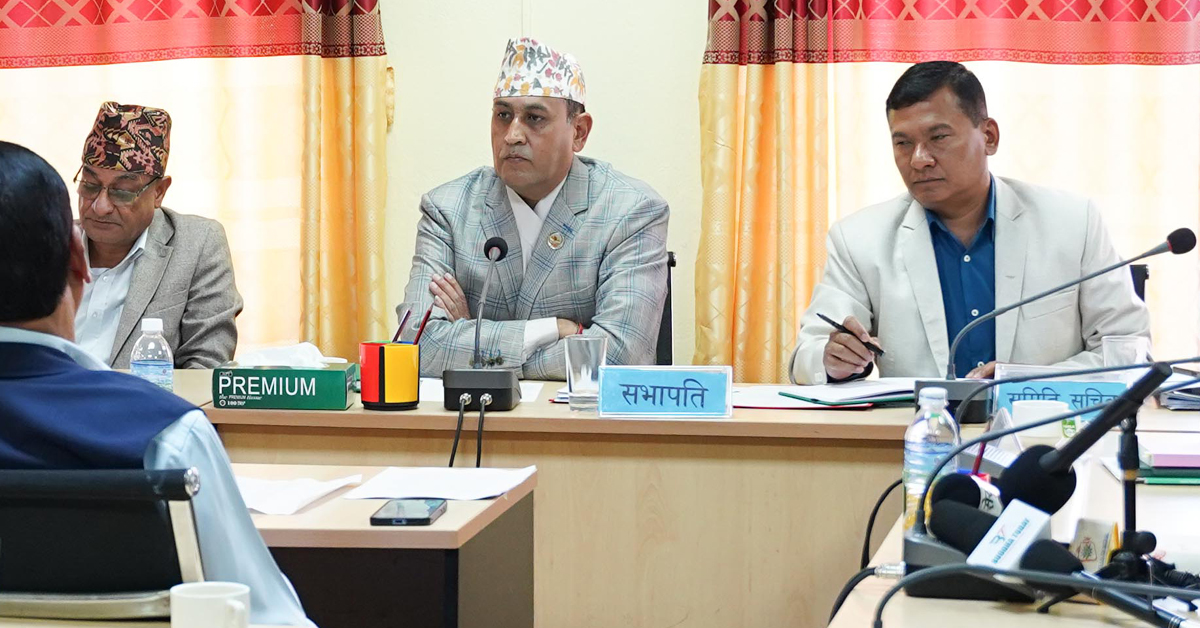 आज चार वटा समितिको बैठक बस्दै