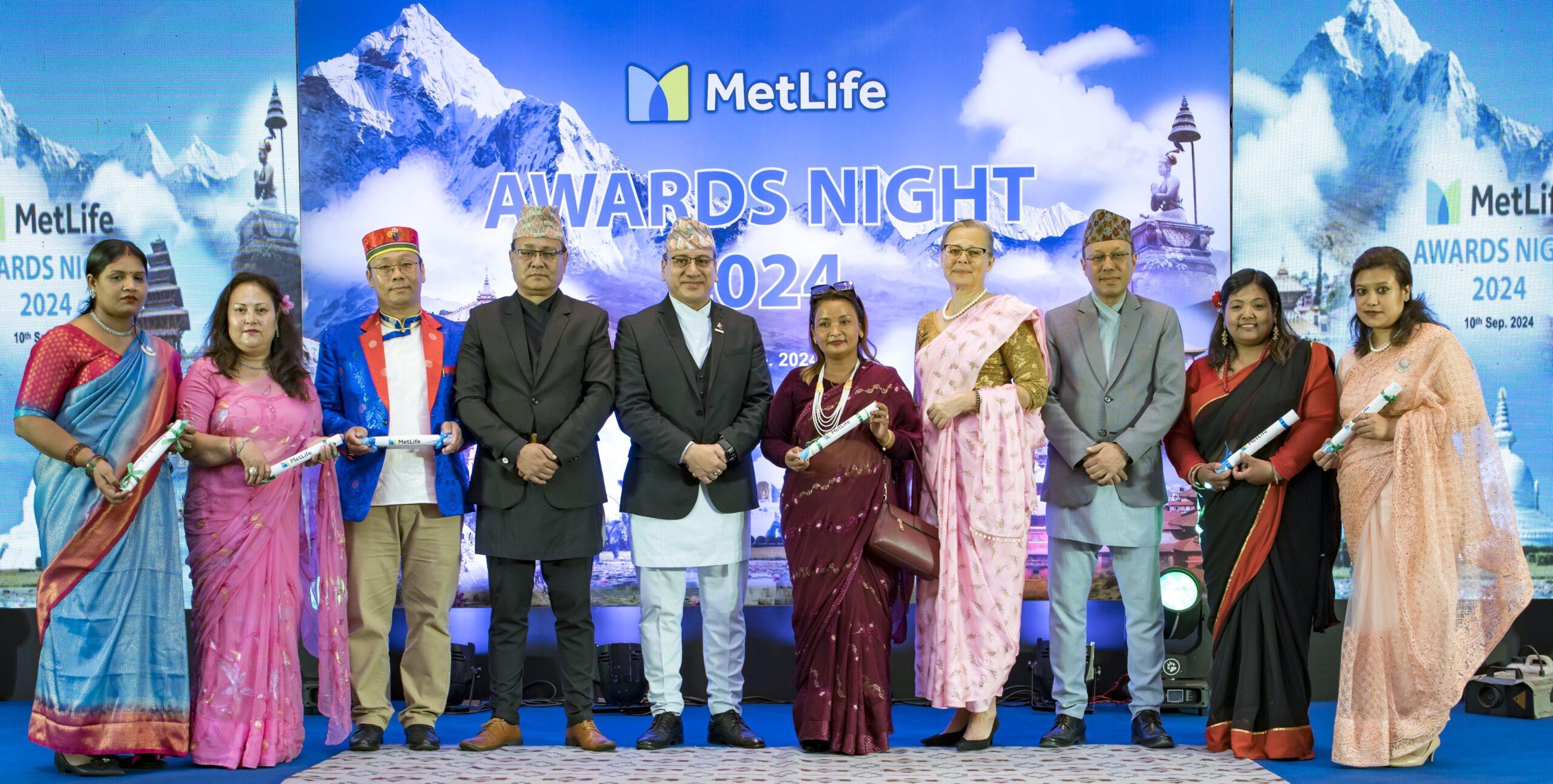 मेटलाइफ नेपालद्वारा एजेन्सी टोलीको विविधता झल्काउदै भव्य कार्यक्रमको आयोजना