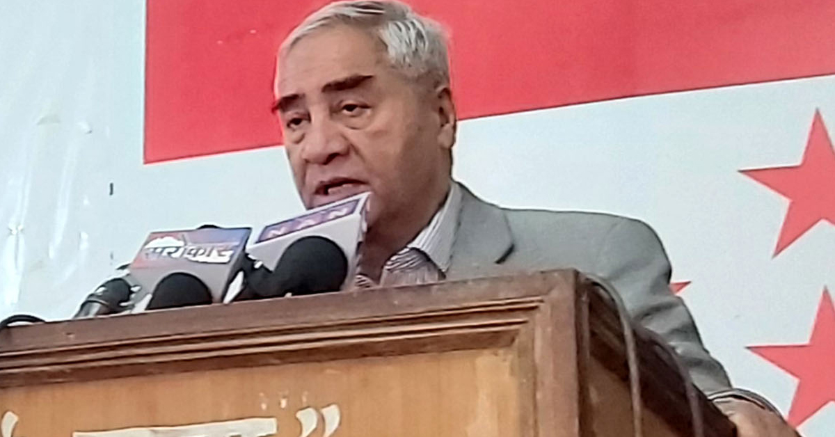 बुद्धको ज्ञान, आदर्श र शान्तिको मार्ग विश्वभर अद्वितीय : सभापति देउवा