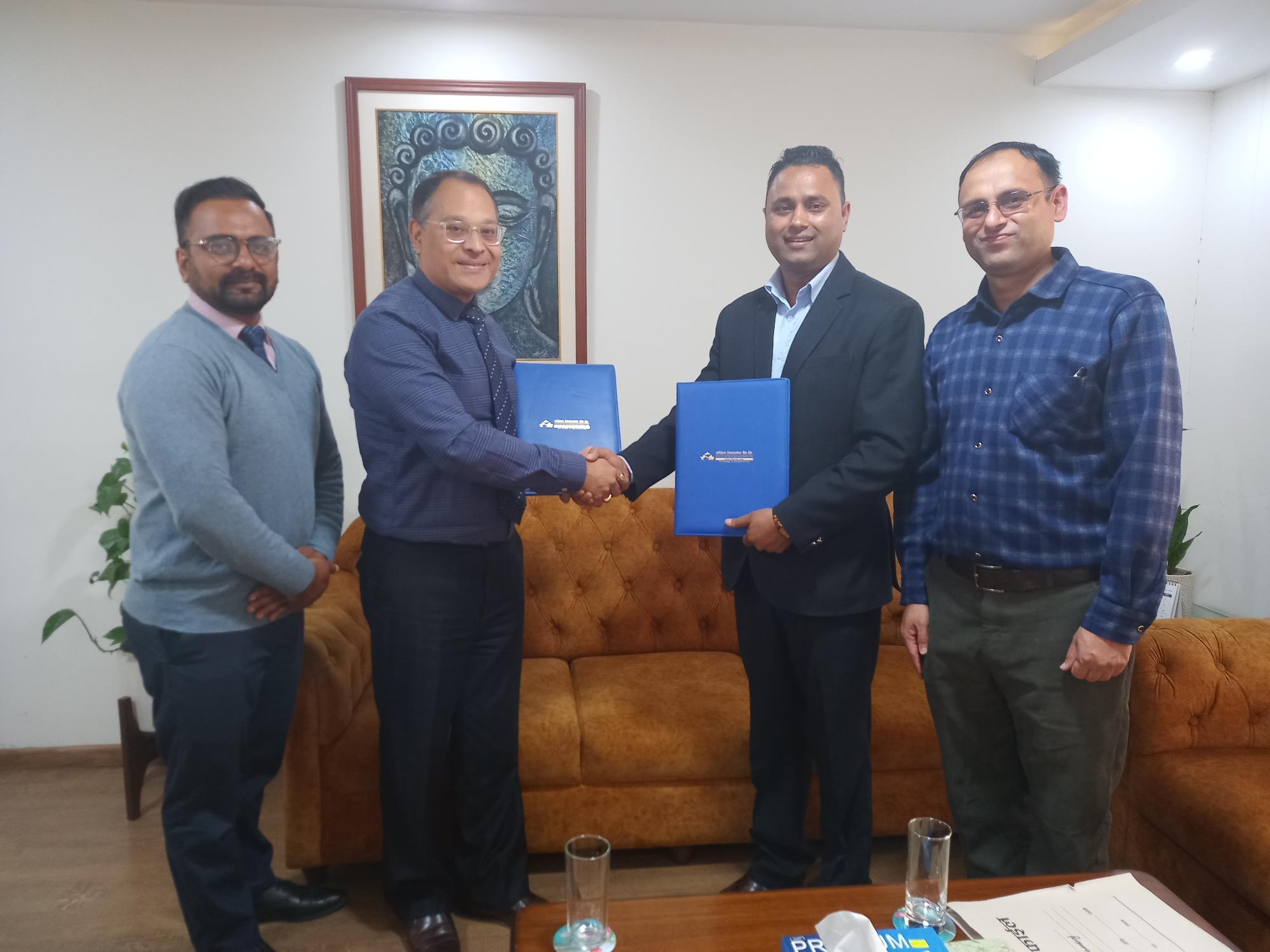 इन्फोडेभलपर्स र सांग्रिला डेभलपमेन्ट बैंकको बीच समझदारी
