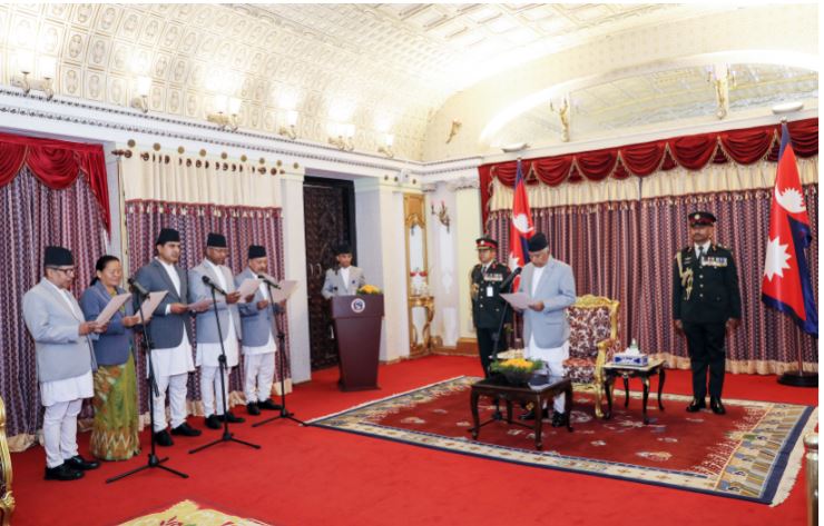 नवनियुक्त पाँच राजदूतले लिए पद तथा गोपनीयताको शपथ