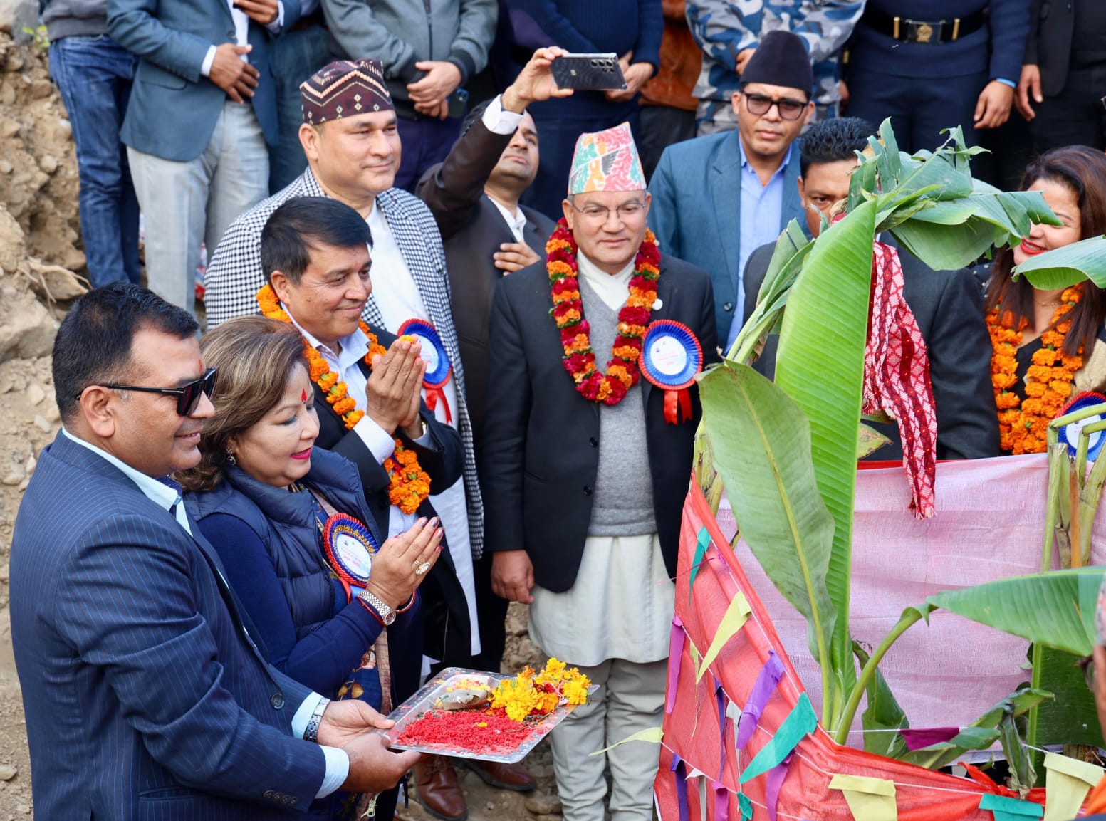 आइएमई समूहको लगानीमा कैलालीको चिसापानीमा जालपादेवी केबलकार निर्माण हुने, परराष्ट्र मन्त्री राणाद्वारा शिलान्यास