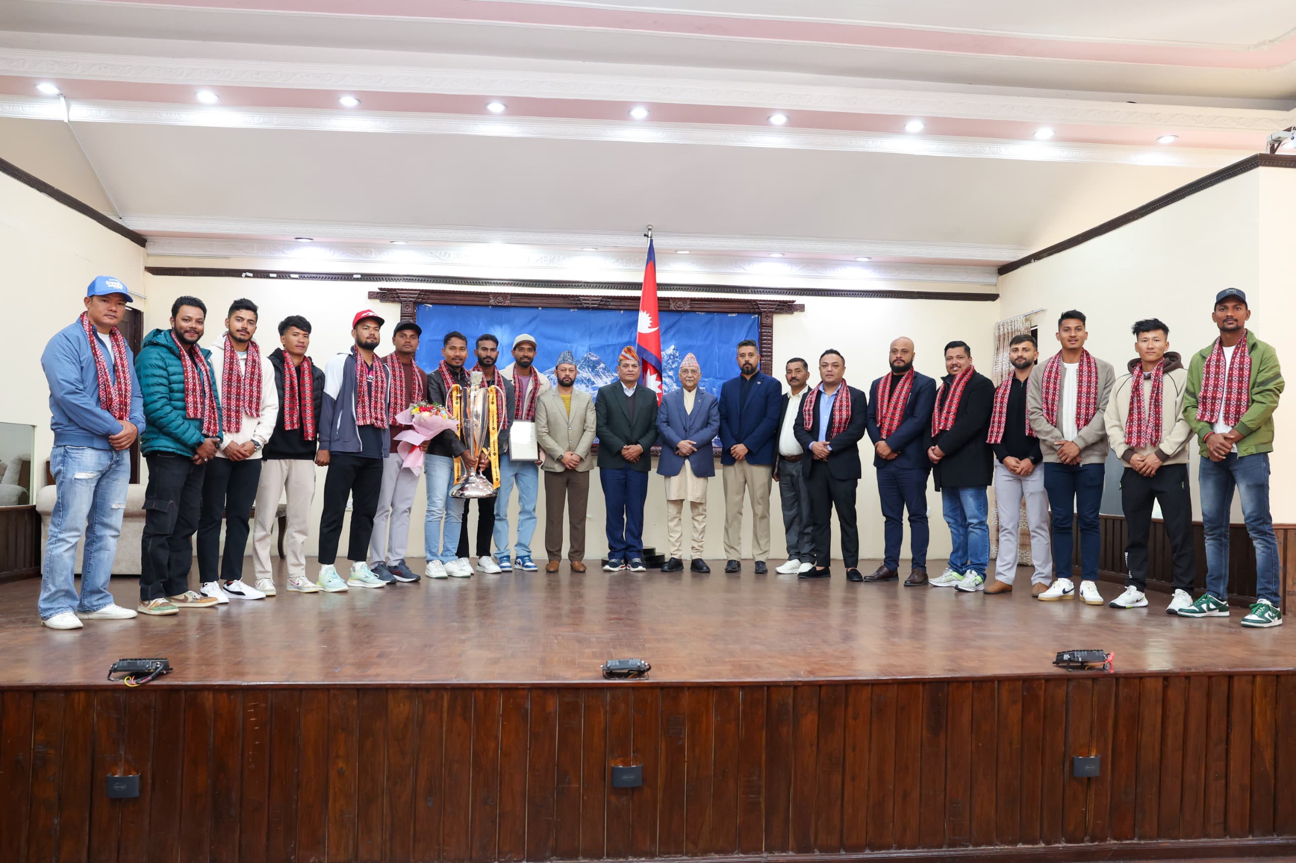जनकपुर बोल्ट्सलाई प्रधानमन्त्रीको सम्मान