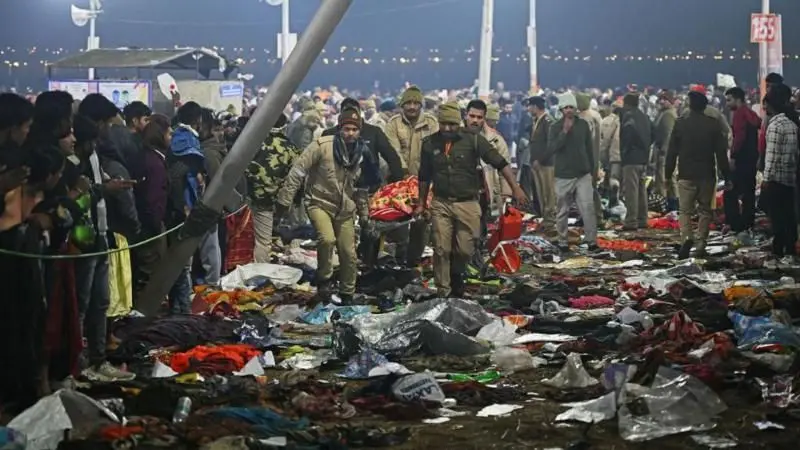 भारतको कुम्भमेलामा भागदौड, कम्तिमा १५ जनाको मृत्यु