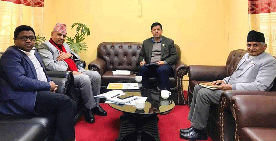 प्रमुख चार दलका प्रमुख सचेतकहरू छलफलमा