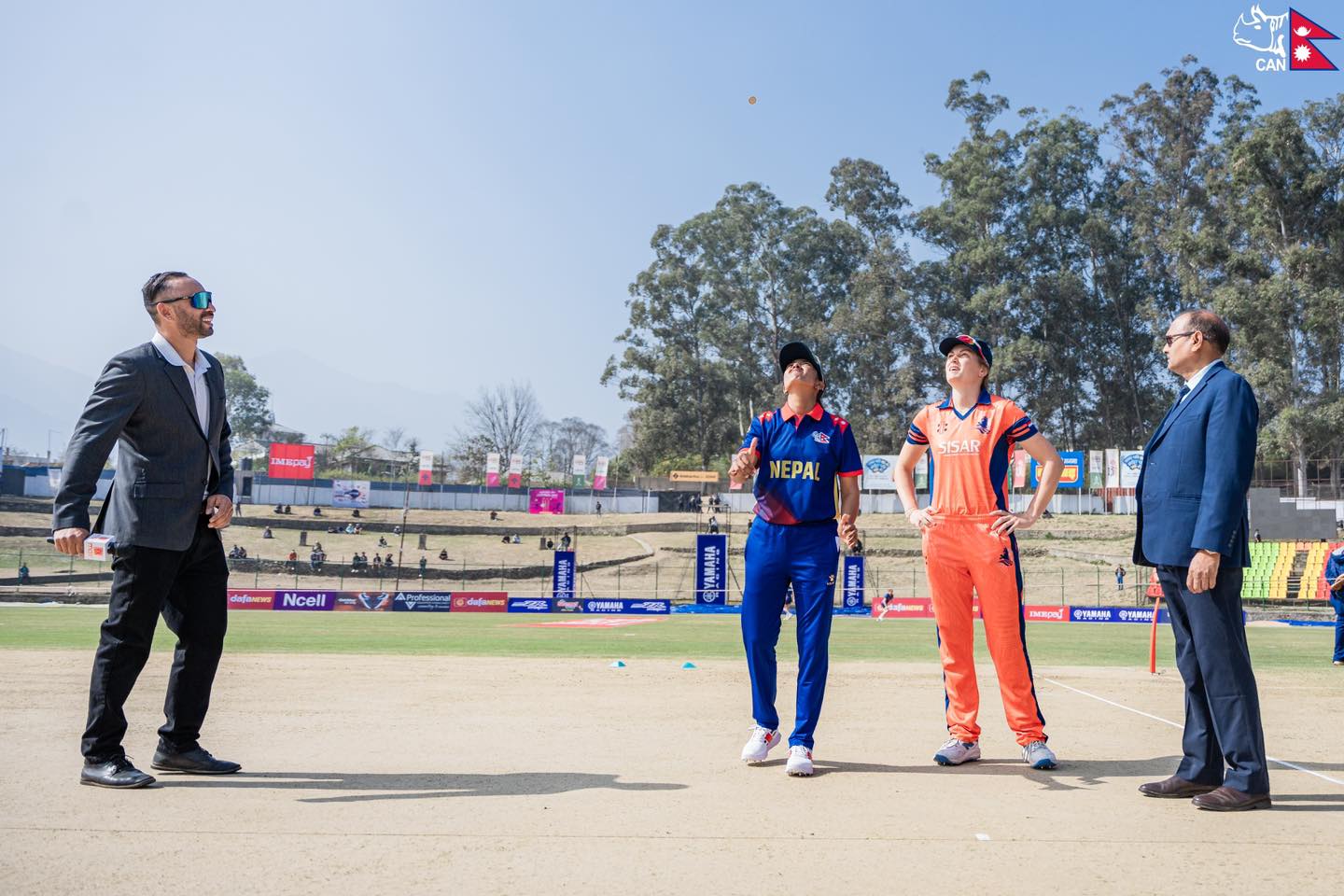 टस जितेर नेदरल्याण्ड्सविरुद्धको खेलमा नेपालले पहिले बलिङ गर्दै