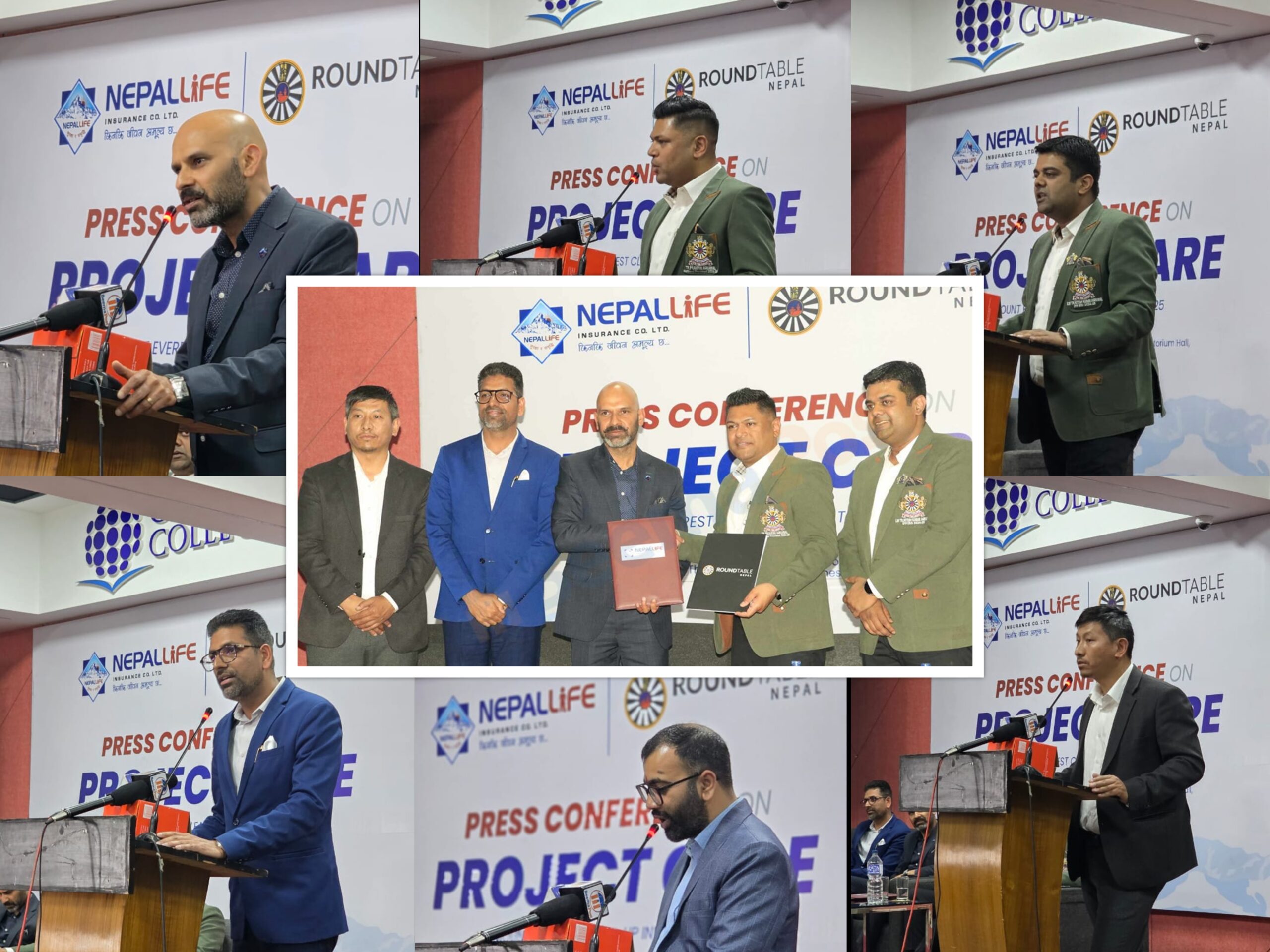 नेपाल लाइफले सगरमाथामा फोहोर संकलन गर्ने, राउण्ड टेबल नेपालसँग सहकार्य