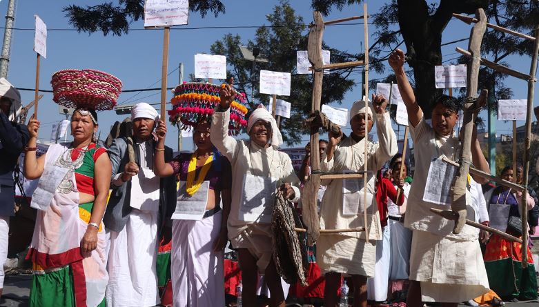 बानेश्वरमा प्रहरी र प्रदर्शनकारीबीच झडप, डीएसपी पौडेल घाइते