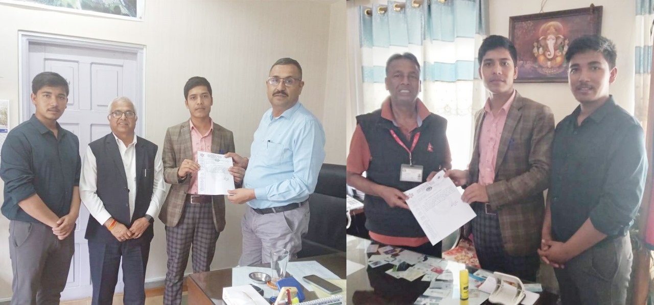 सडक मर्मतका लागि वानेश्वर क्याम्पस स्ववियुद्धारा ध्यानाकर्षंण
