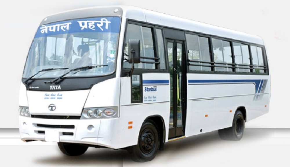 सर्वसाधारणका लागि काठमाडौं उपत्यकामा प्रहरीले चलायो नि:शुल्क बस, यस्तो छ रुट