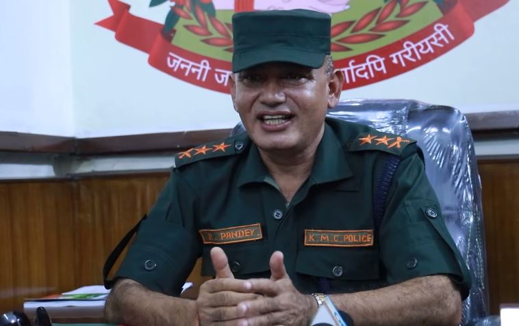 काठमाडौं नगर प्रहरी प्रमुख पाण्डे ६ महिनासम्म निलम्बित