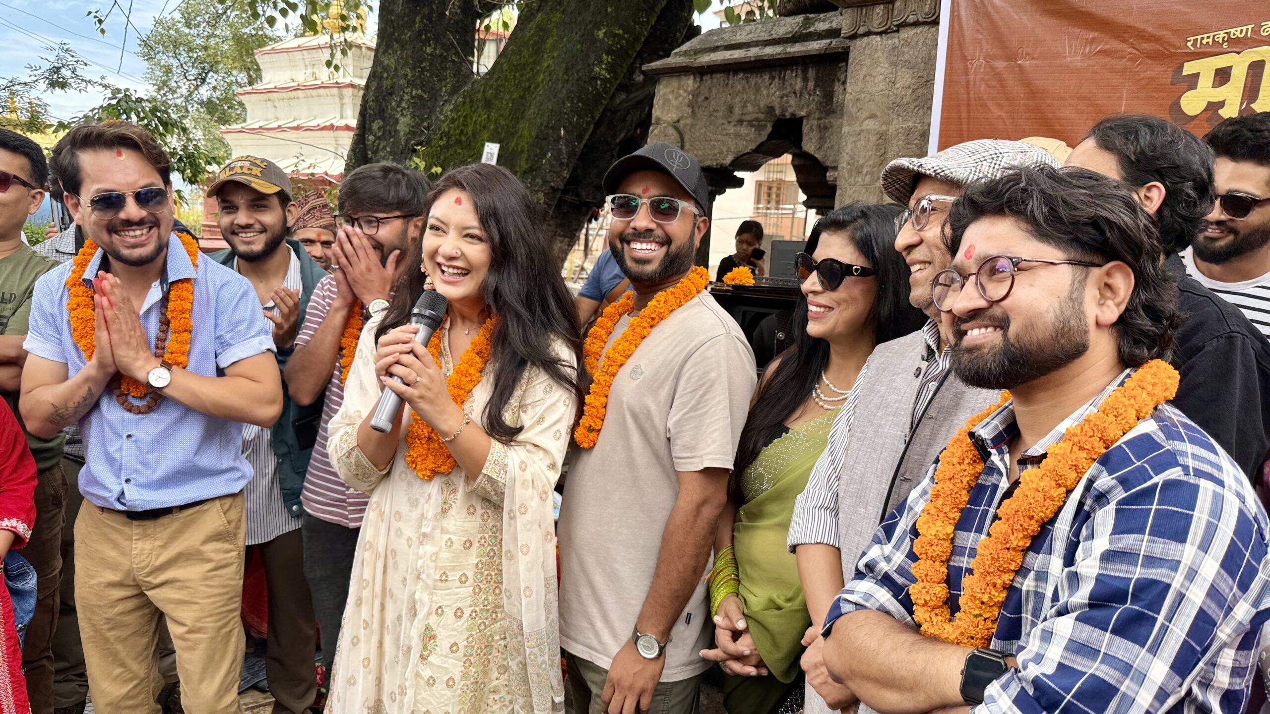 विजय र वर्षाको अभिनय रहने चलचित्र ‘मालती मंगले’को शुभ मुहूर्त