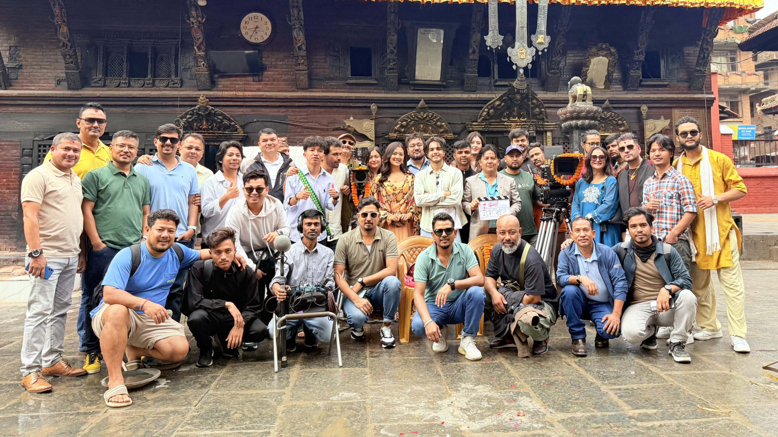 पाटनबाट चलचित्र ‘कुमारी’ को छायाङ्कन सुरु, बङ्गलामुखीमा शुभ मुहूर्त