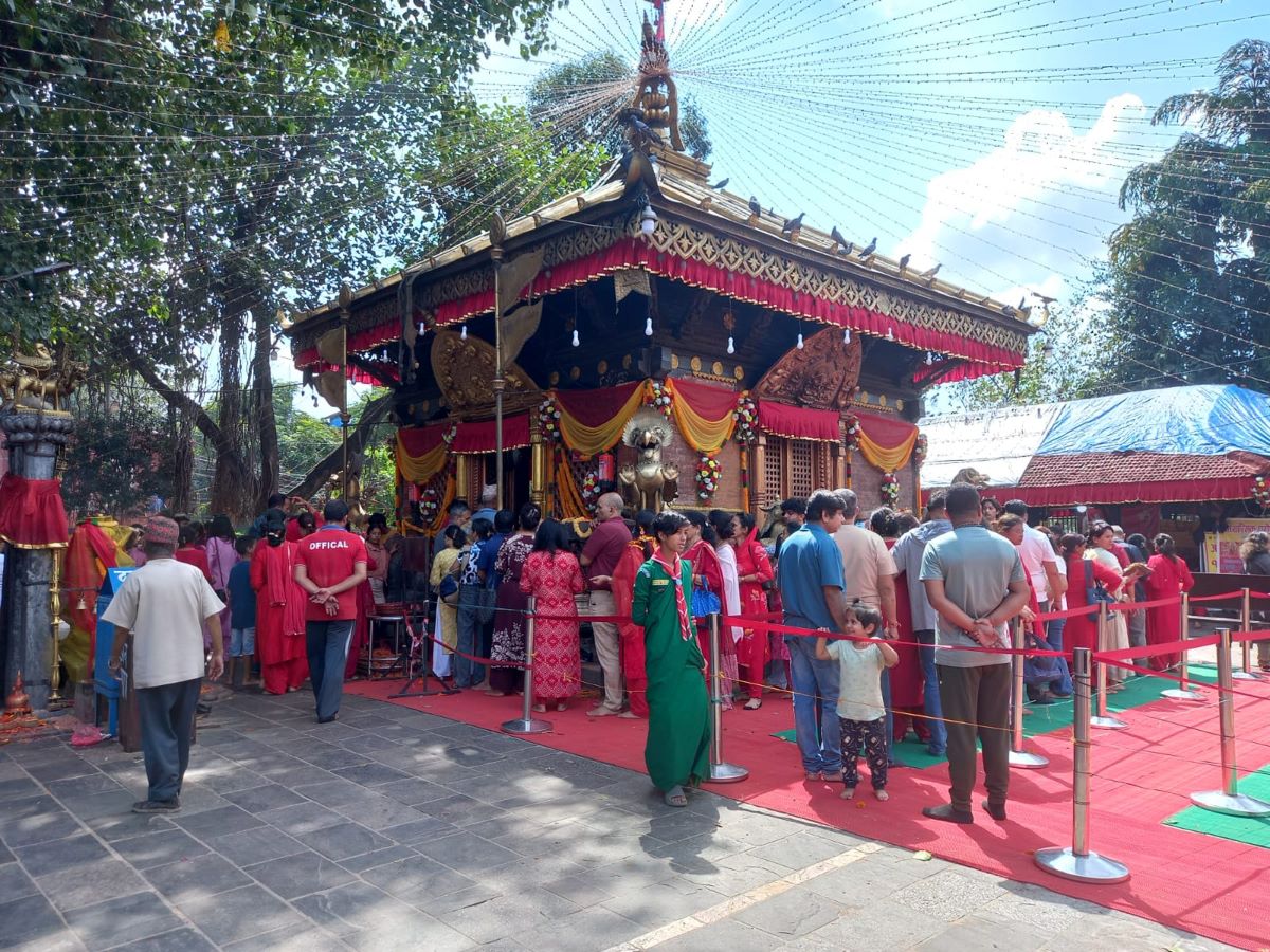 आश्विन शुक्ल सप्तमी : कालरात्रि देवीको आराधना तथा फूलपाती भित्र्याइँदै