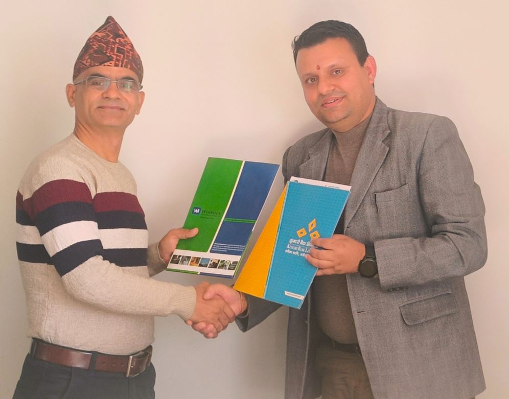 कुमारी बैंक र वीनरक इन्टरनेशनलबीच उद्यलमशिलता सुदृढिकरणका लागि संझौता