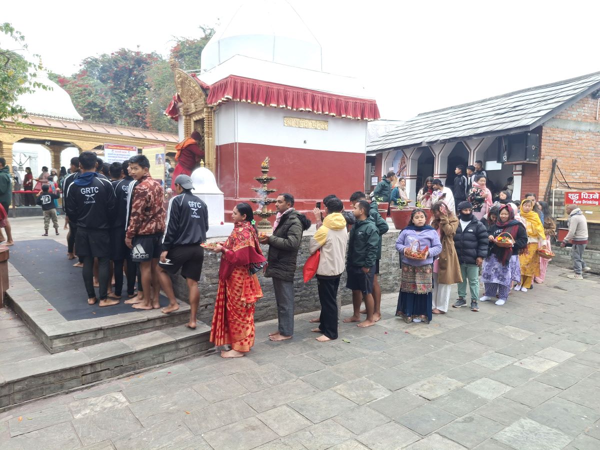 माघ शुक्लपञ्चमीः देशभरका सरस्वती मन्दिरमा भक्तजनको घुइँचो