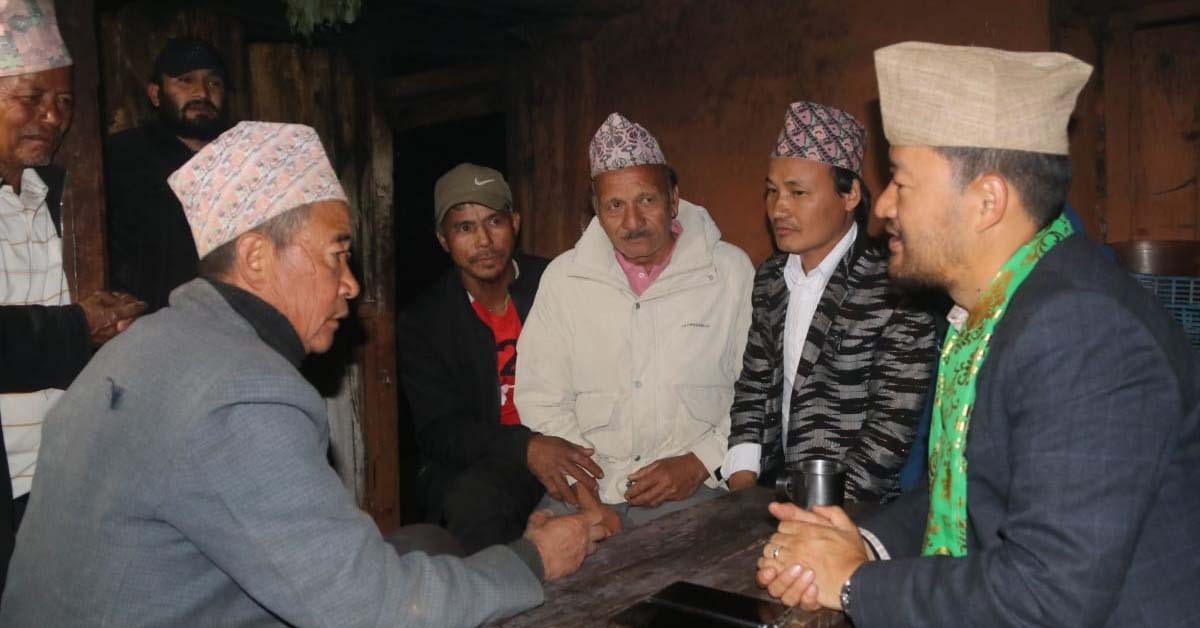 ताप्लेजुङमा चुनावी चहलपहल बढ्दो, उम्मेदवार घरदैलोमा व्यस्त