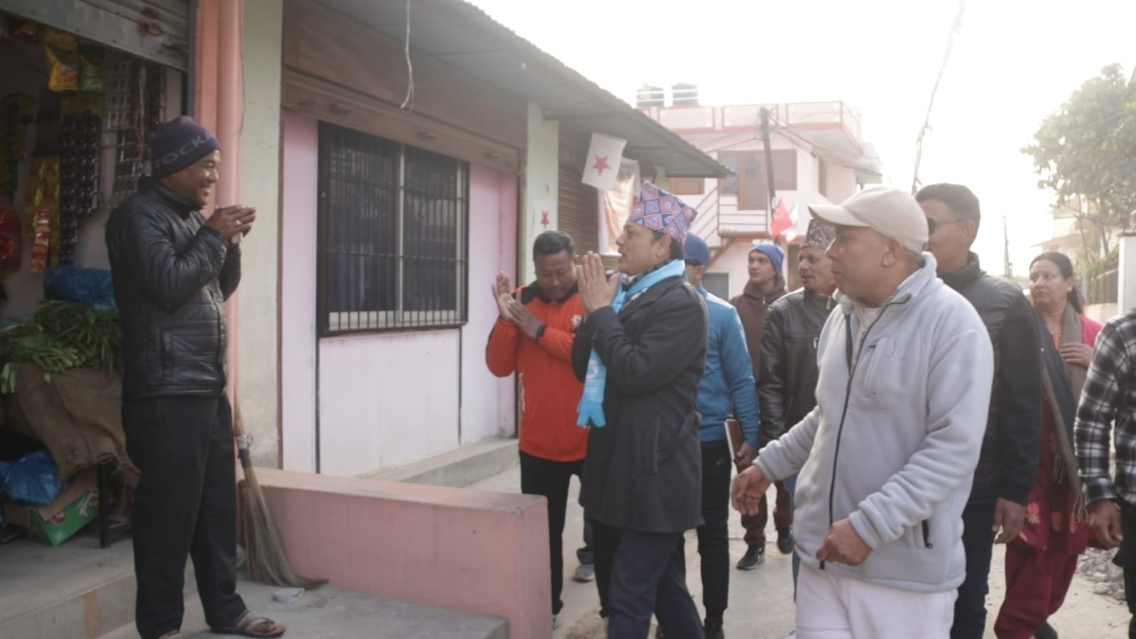 नागार्जुनमा रास्वपा उपसभापति अर्यालको घरदैलो, स्थानीय संरचना विस्तारमा जोड