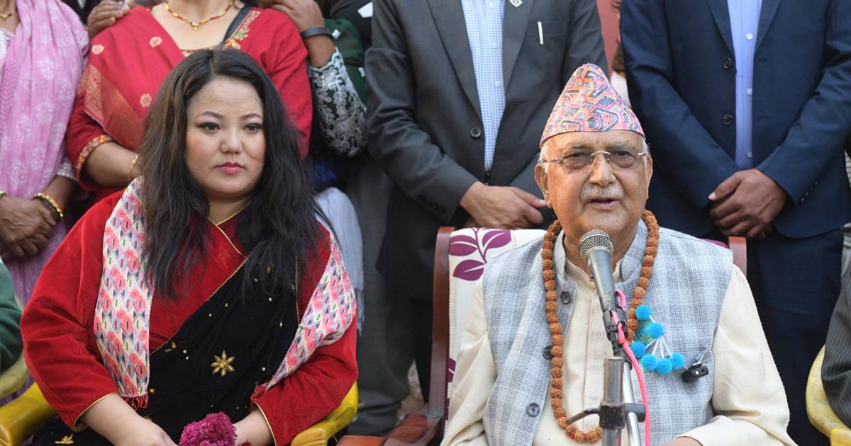 निर्वाचन देश जलाउने र बनाउने शक्तिबीचको जनमत सङ्ग्रह : अध्यक्ष ओली