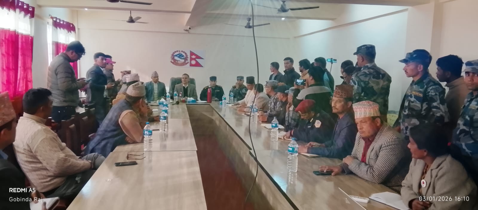 गृहमन्त्री अर्याल बाजुरामा, निर्वाचनमा सुरक्षा व्यवस्था मजबुत पारिने