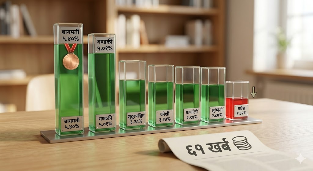 बागमती प्रदेशको आर्थिक वृद्धि सबैभन्दा उच्च