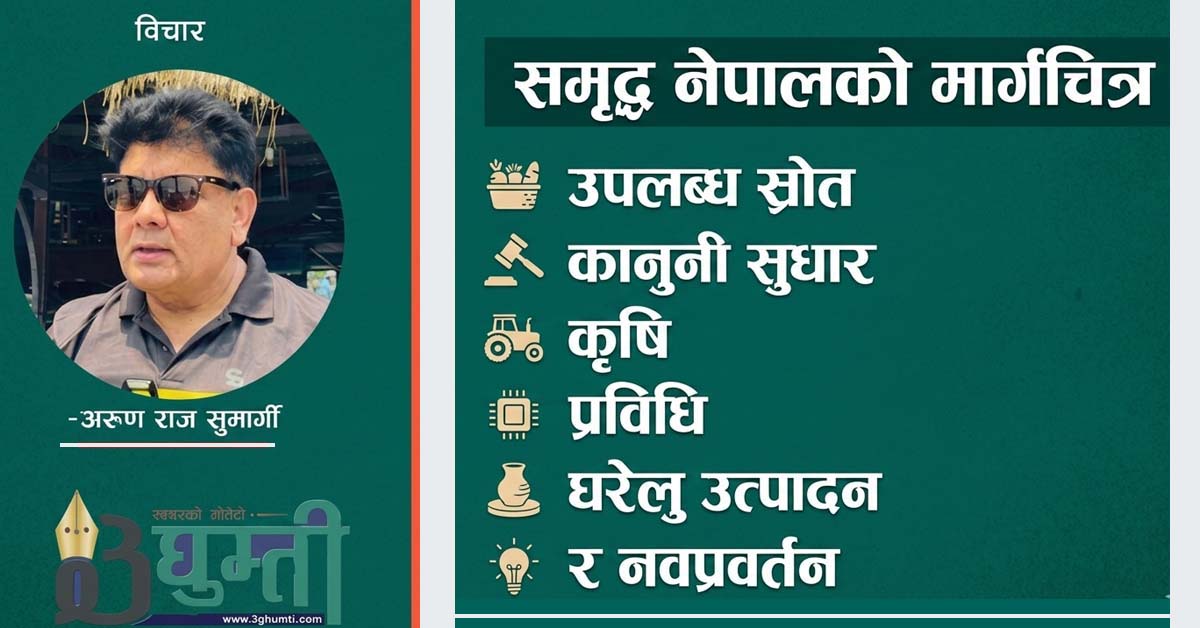 नेपाललाई सुहाउँदो आर्थिक क्रान्तिका केही झलक
