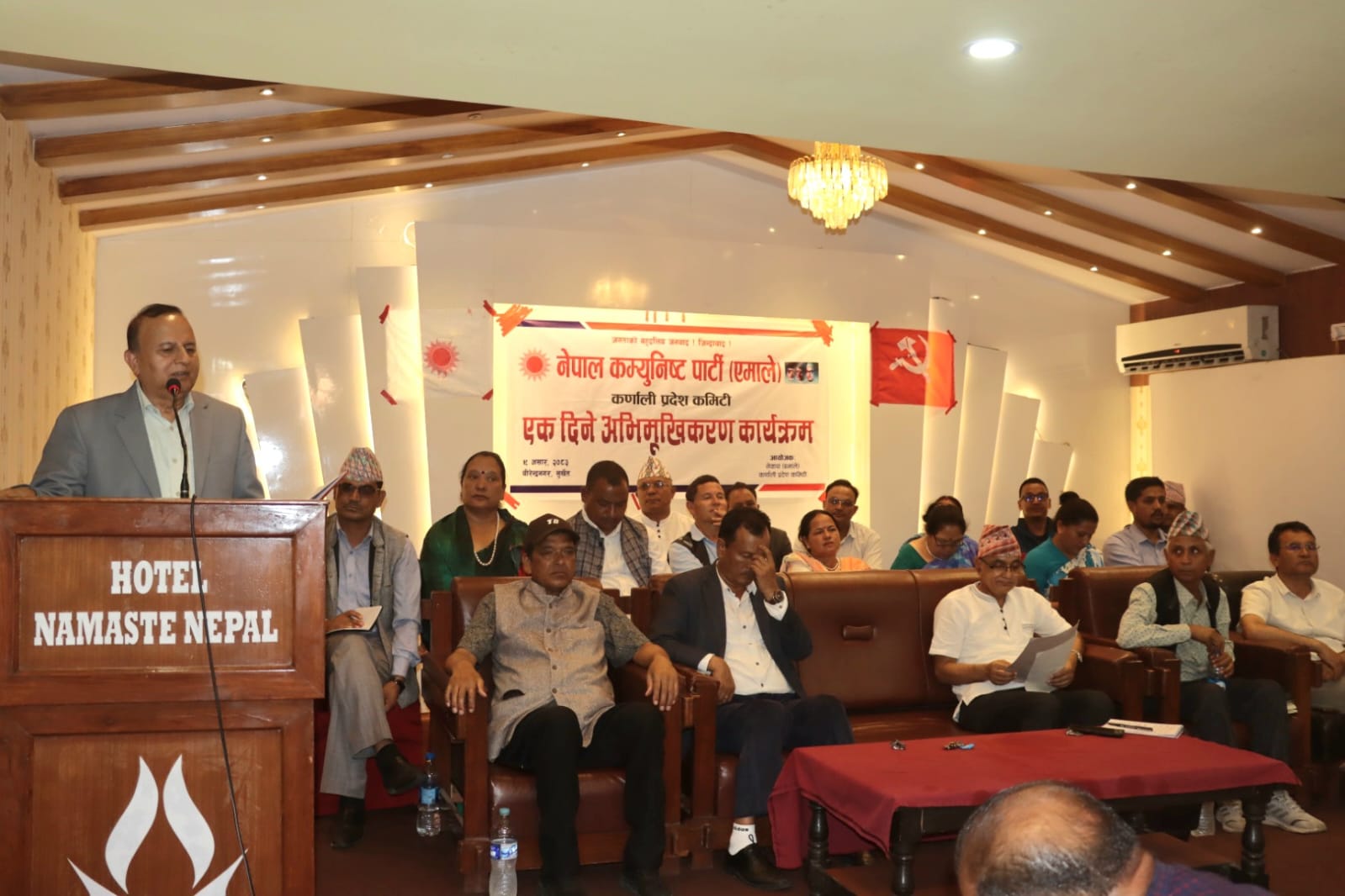 हामी हरेक धक्काबाट उठेका छौँ, फेरि उठ्छौँ : महासचिव पोखरेल