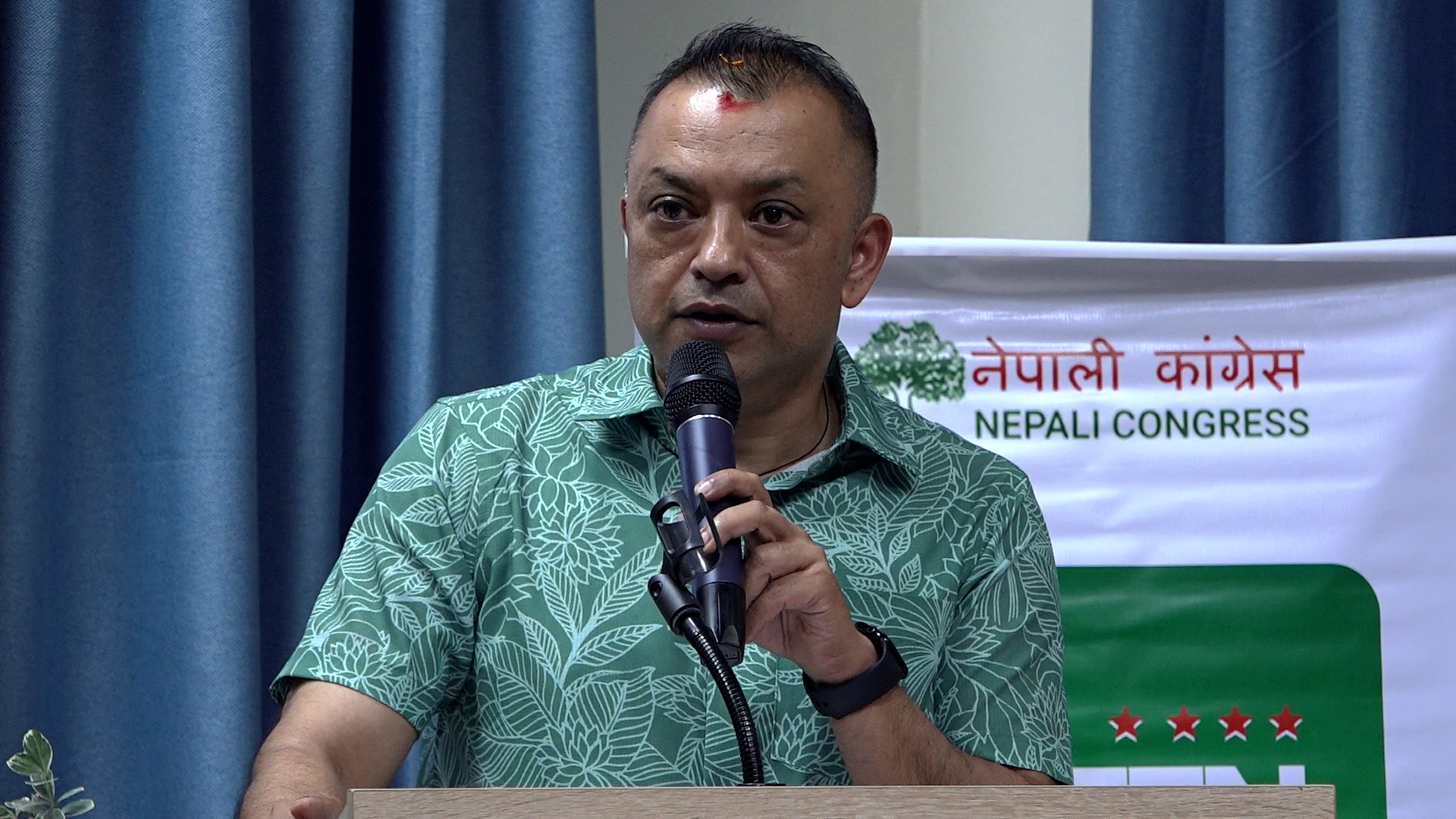 कांग्रेस महाधिवेशन : असोज ३ र ४ को वडा अधिवेशनमा सहभागी हुन गगन थापाको अपिल
