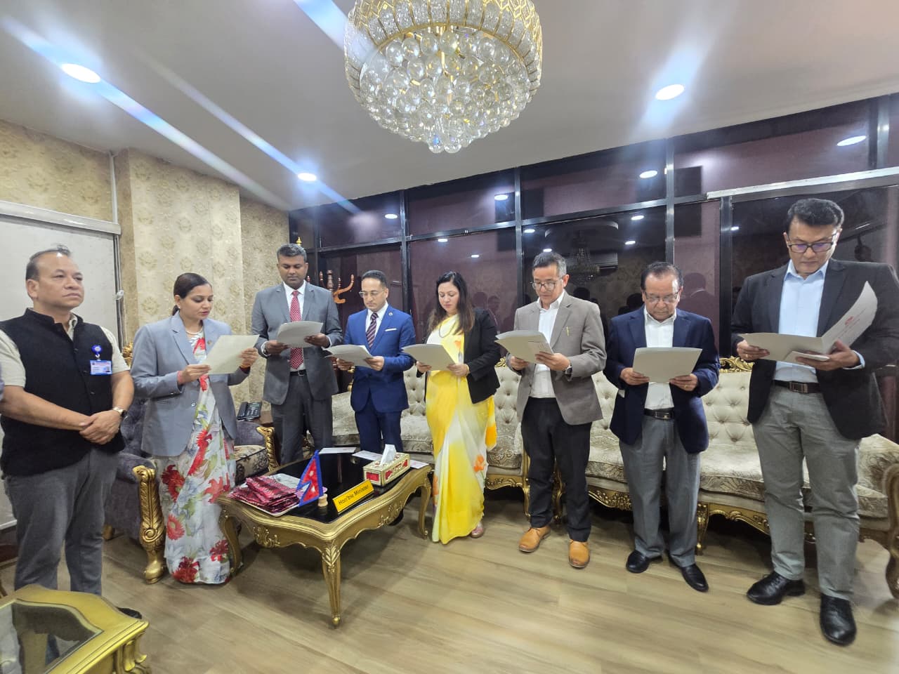 ६ स्वास्थ्य विज्ञान प्रतिष्ठानका नवनियुक्त उपकुलपतिद्वारा शपथ ग्रहण