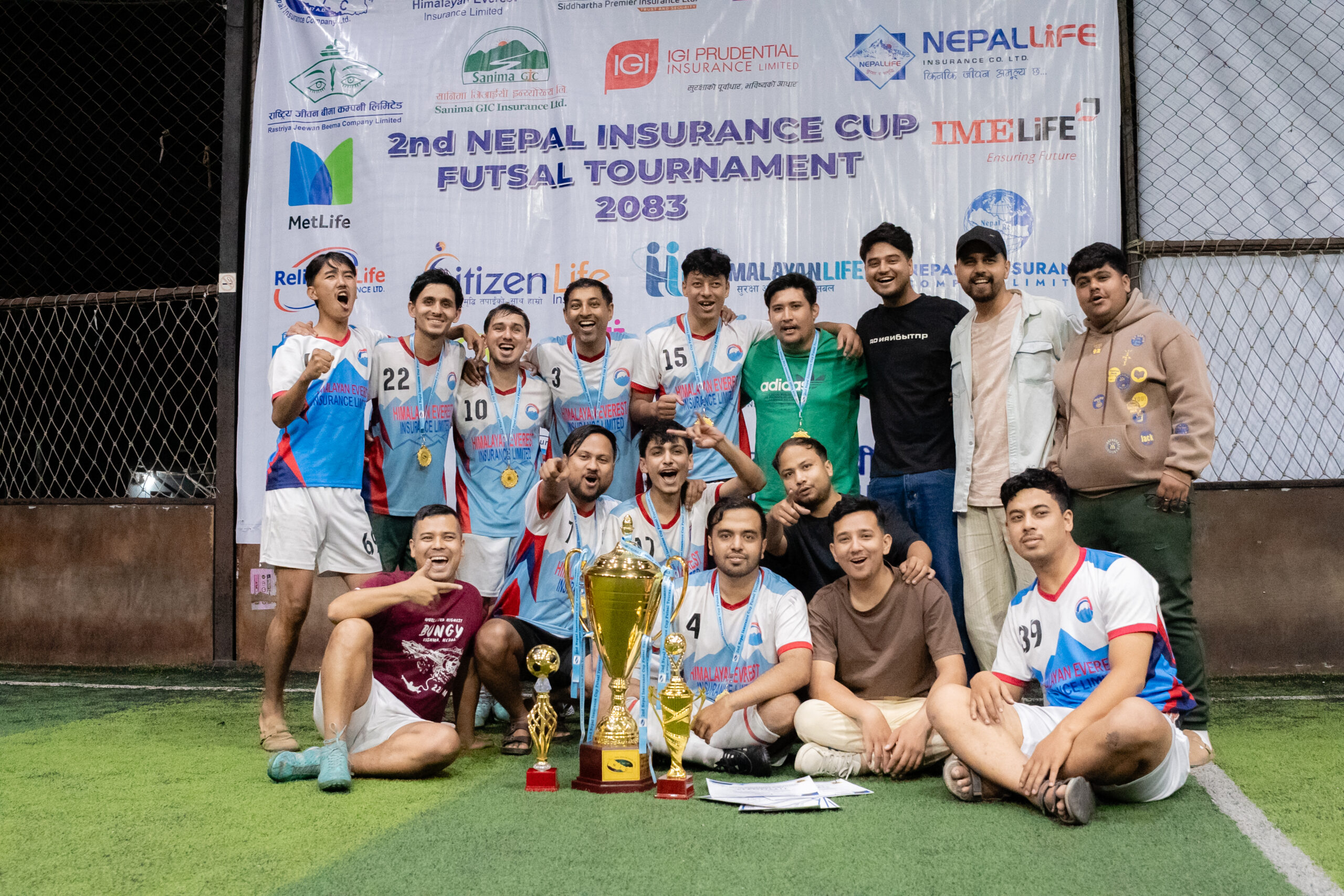 दोस्रो नेपाल इन्स्योरेन्स फुटसल कप सम्पन्न, हिमालयन एभरेस्ट इन्स्योरेन्स बन्यो विजेता
