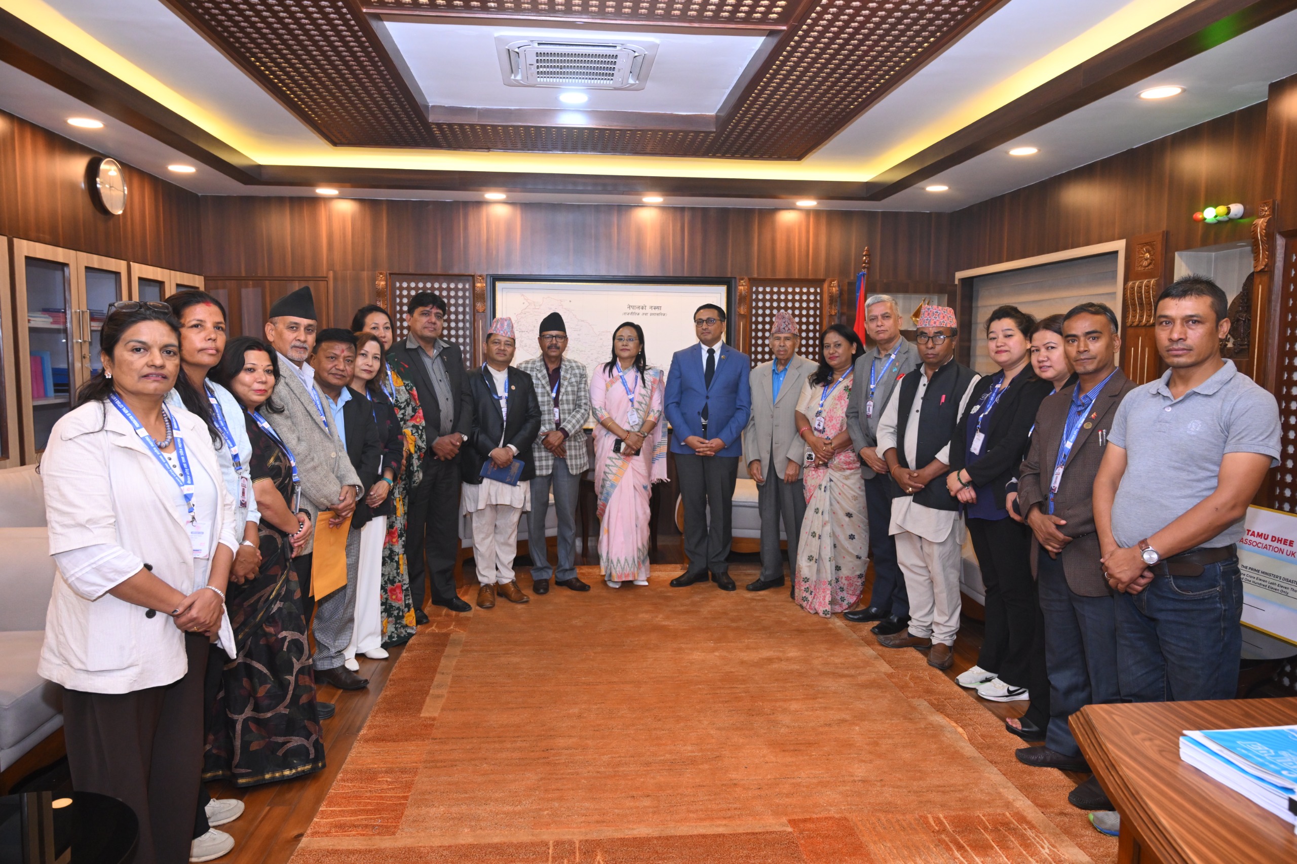 एमएसएमईको विकासका लागि नीतिगत सुधार माग्दै घरेलु तथा साना उद्योग महासंघले भेट्यो कार्यवाहक प्रधानमन्त्री वाग्ले