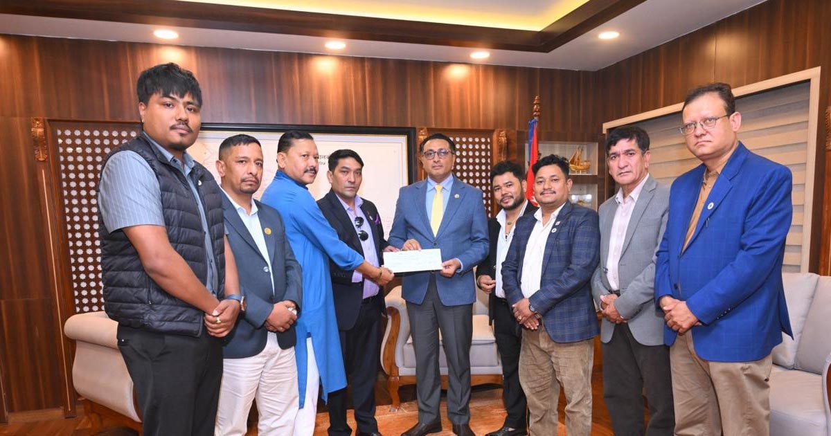 सुनचाँदी तथा आभूषण व्यवसायी महासंघद्वारा विपद् कोषमा ४० लाखभन्दा बढी सहयोग