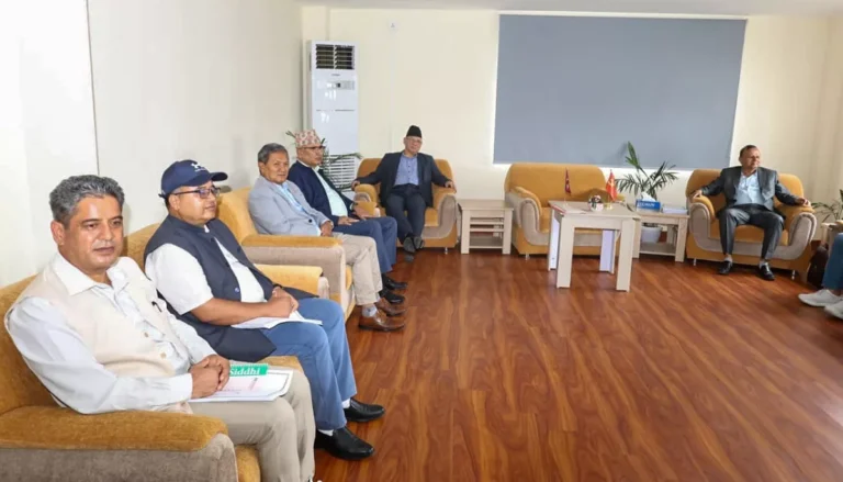 एमाले निर्वाचन समीक्षा कार्यदलको आवासीय बैठक पनौतीमा जारी: प्रतिवेदनलाई अन्तिम रूप दिँदै